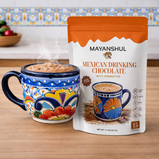 Healthy Mexican Drinking Chocolate Ice Cream (Vegan, Sugar-Free)