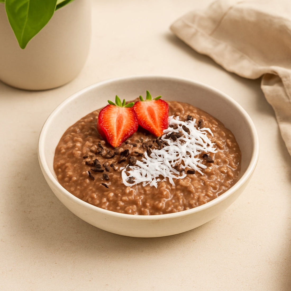 Overnight Mexican Chocolate Oats with Prebiotics