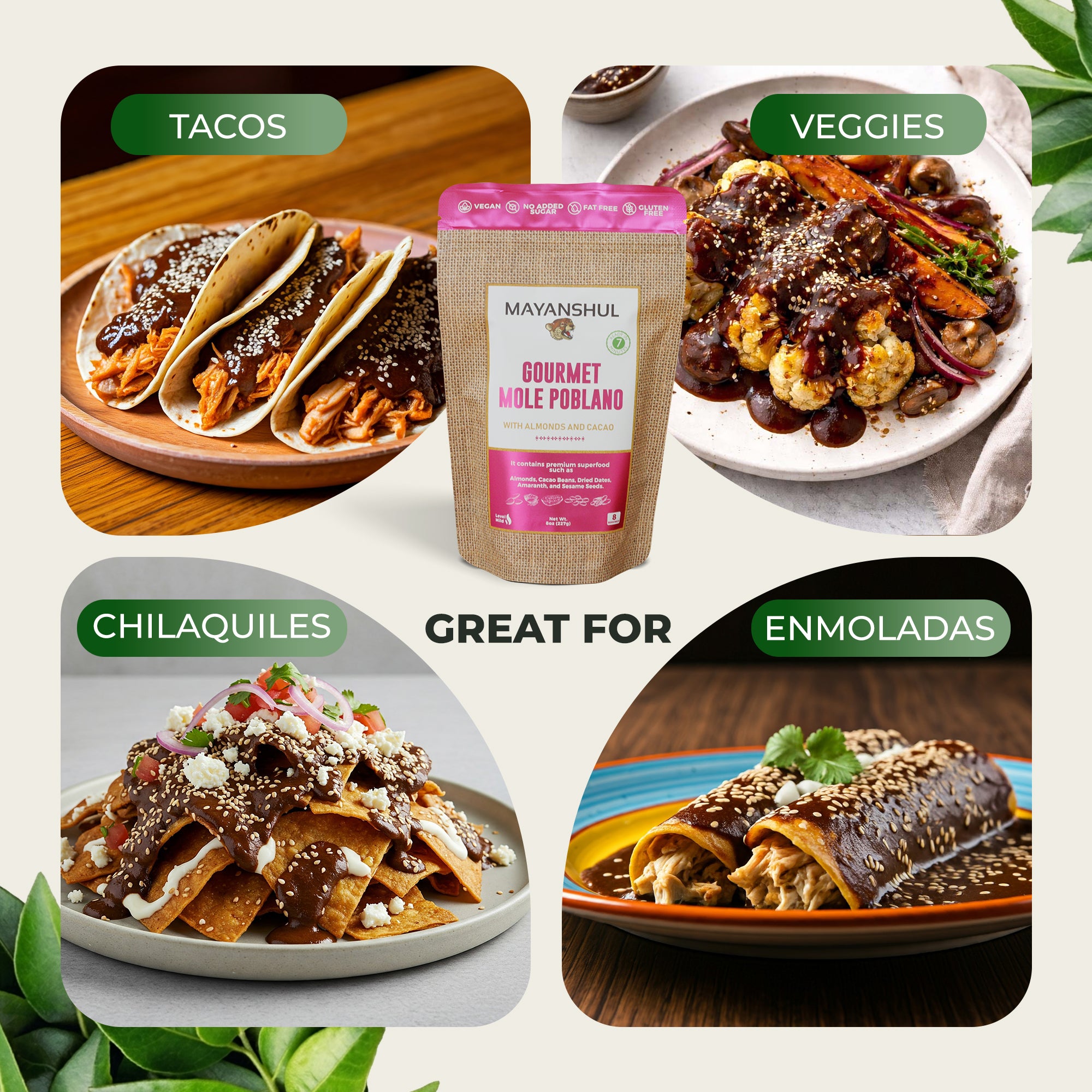 Variety Packs Gourmet Mole Poblano & Oaxacan Artisan Red Mole Sauce