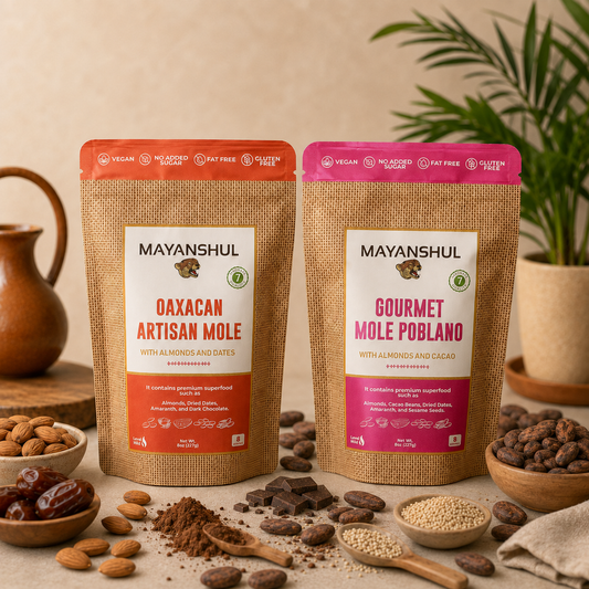 Variety Packs Gourmet Mole Poblano & Oaxacan Artisan Red Mole Sauce