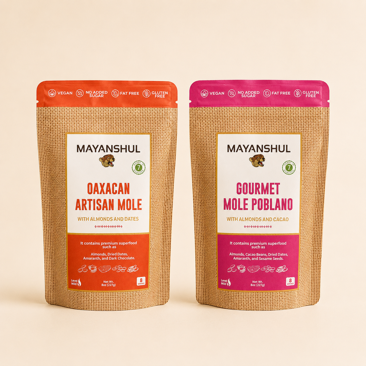 Variety Packs Gourmet Mole Poblano & Oaxacan Artisan Red Mole Sauce
