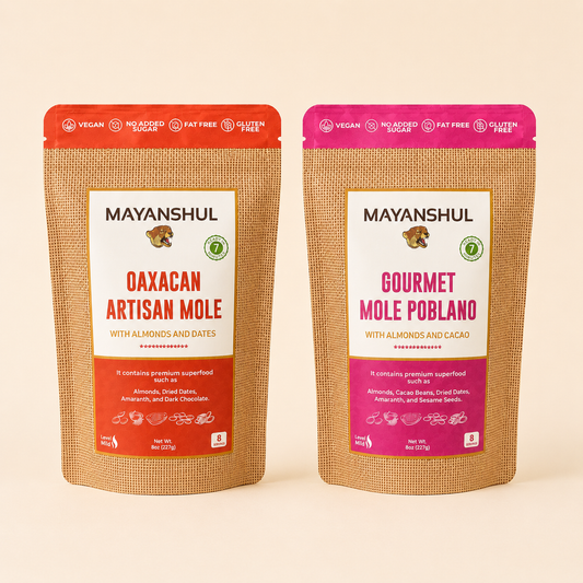 Bundle Special Edition: Traditional Clay Cazuela & Gourmet Mole Variety Pack of 2