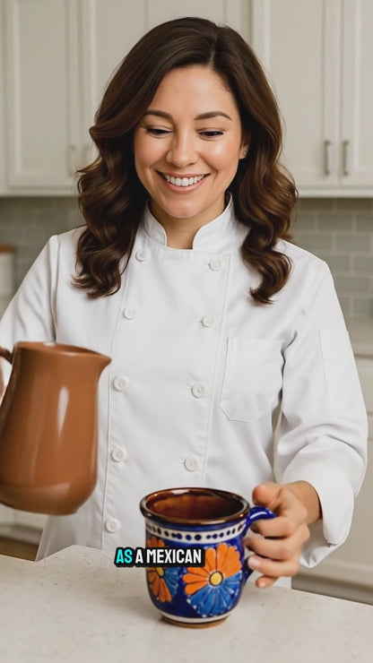 Mexican Drinking Hot Chocolate – Healthy Cacao & Spices, with Prebiotic, Cane Sugar Free 15 Servings